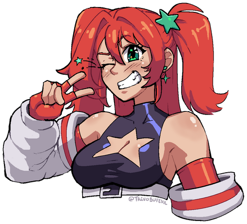 Half Body, Cel Shaded